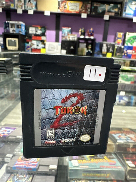 Turok 2 Seeds of Evil (Nintendo Game Boy Color, 1998) GBC Tested!