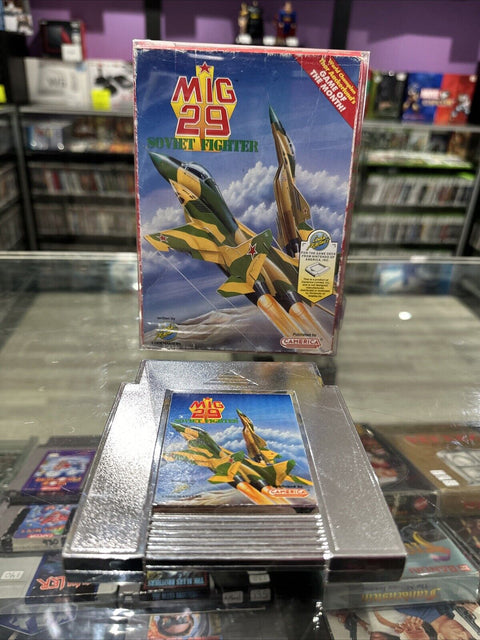 MiG 29: Soviet Fighter (Nintendo Entertainment System, 1992) NES In Box Tested!