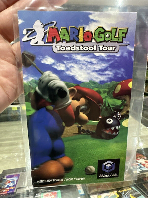 *Manual Only* Mario Golf Toadstool Tour - Nintendo GameCube Instruction Booklet