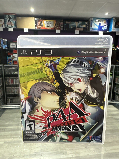 Persona 4: Arena (Sony PlayStation 3, 2012) PS3 CIB Complete Tested!