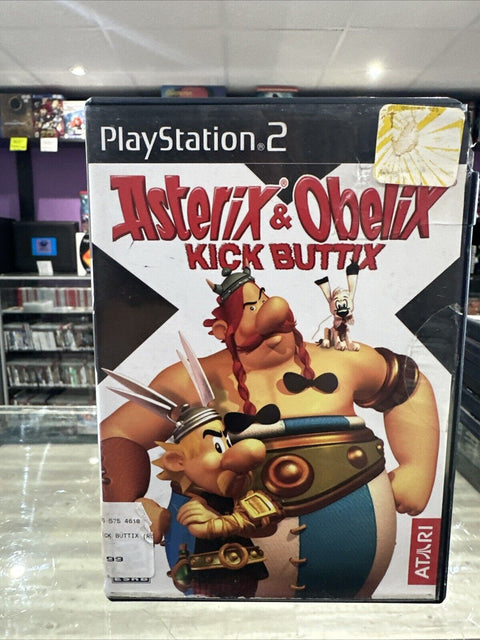 Asterix & Obelix: Kick Buttix (Sony PlayStation 2, 2004) PS2 Case Damage Tested