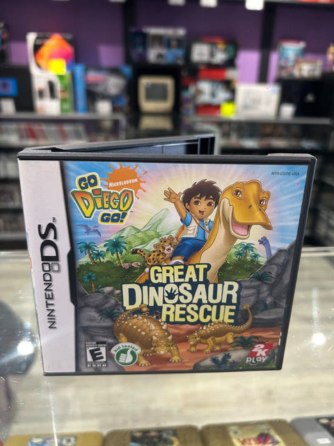 Go, Diego, Go Great Dinosaur Rescue (Nintendo DS, 2008) CIB Complete Tested!