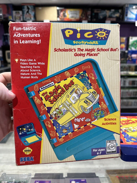 Magic School Bus: Going Places (Sega Pico, 1994) CIB Complete Tested!