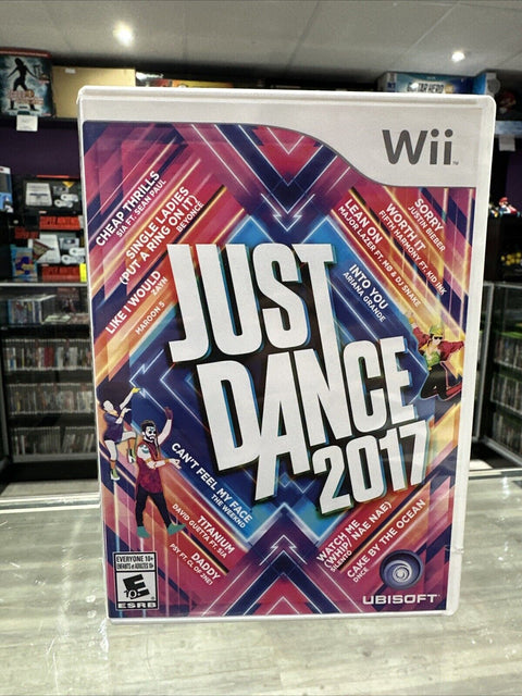 Just Dance 2017 (Nintendo Wii, 2016) CIB Complete w/ Insert Tested!