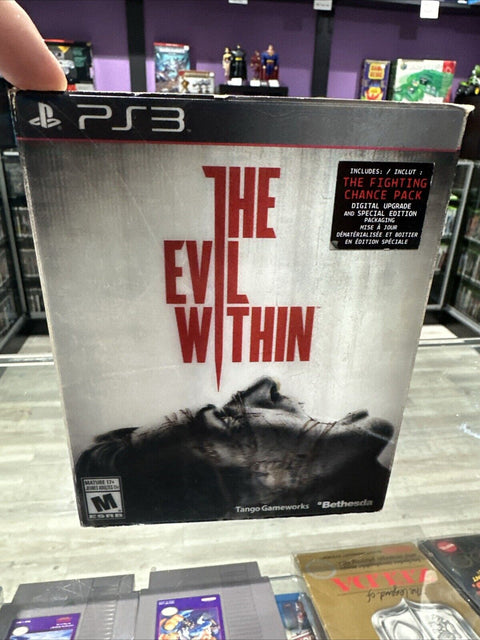 The Evil Within (Sony PlayStation 3, PS3) Complete w/ Slip Cover - Tested!