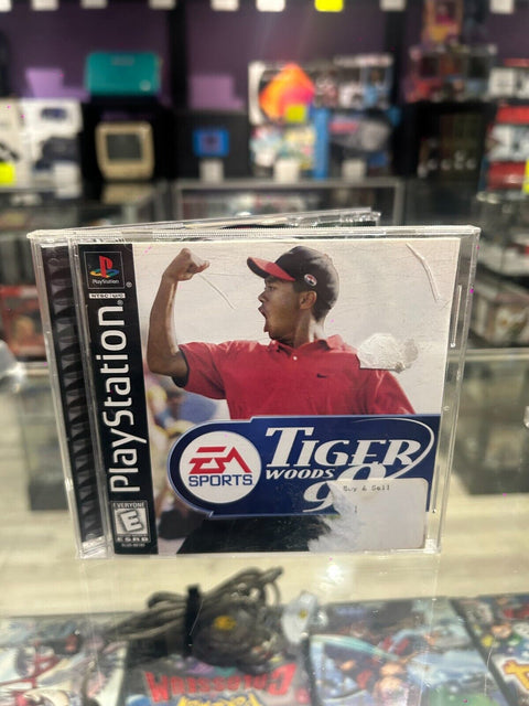 Tiger Woods '99 PGA  (Sony Playstation 1, 1998) PS1 CIB Complete Tested!