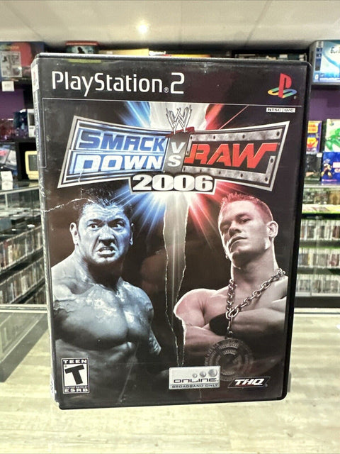 WWE SmackDown vs. Raw 2006 (Sony PlayStation 2, 2005) PS2 CIB Complete