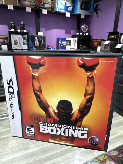 Showtime Championship Boxing Nintendo DS Very Good Complete