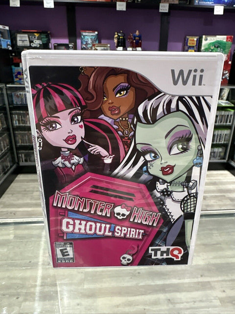 Monster High Ghoul Spirit (Nintendo Wii, 2011) CIB Complete w/ Slip Cover