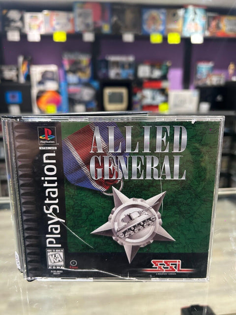 Allied General (Sony PlayStation 1, 1996) PS1 CIB Complete Tested!