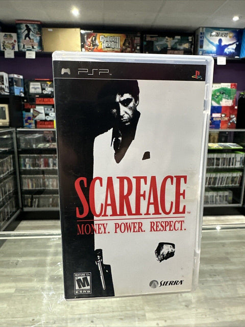 Scarface: Money. Power. Respect. (Sony PSP, 2006) CIB Complete - Tested!