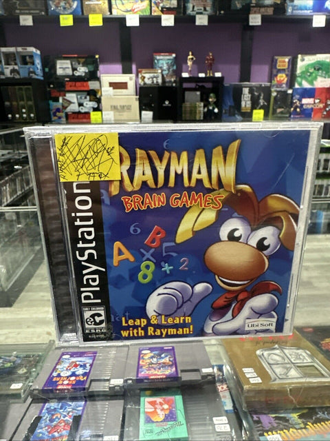 Rayman Brain Games (Sony PlayStation 1) PS1 CIB Complete *Manual Damage*