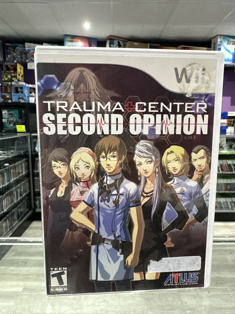 Trauma Center: Second Opinion (Nintendo Wii, 2006) No Manual - Tested!
