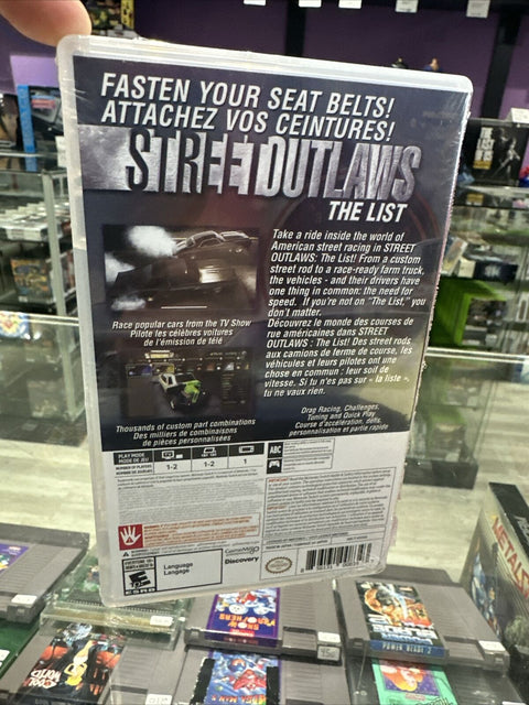 NEW! Street Outlaws: The List - Nintendo Switch Factory Sealed!