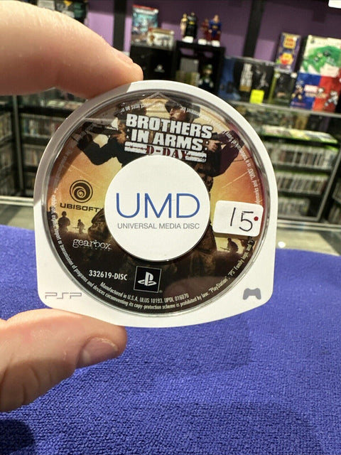 Brothers in Arms: D-Day (Sony PSP, 2006) UMD Game Only - Tested!