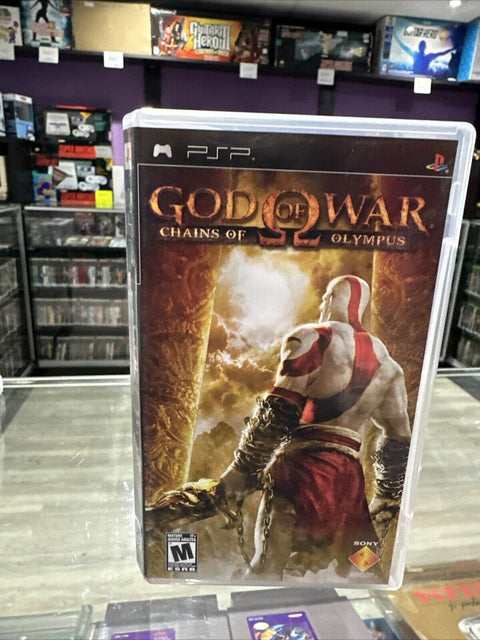 God od War Chains of Olympus - PSP CIB Complete Tested!