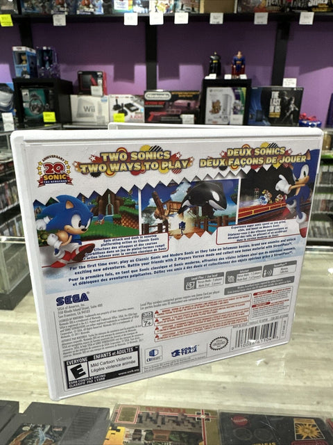Sonic Generations (Nintendo 3DS, 2011) CIB Complete Tested!