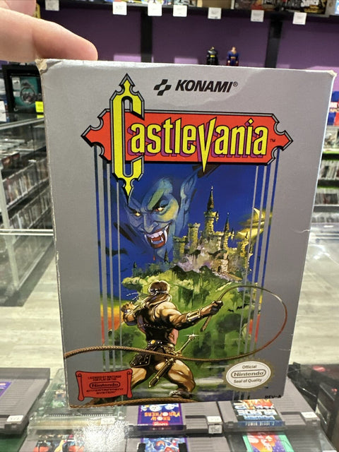 Castlevania (Nintendo NES, 1987) Authentic CIB Complete - Tested!