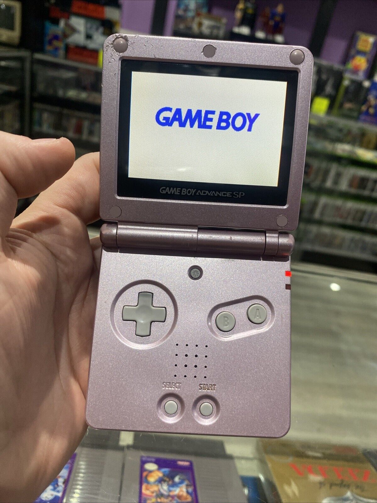 Nintendo Game Boy on sale Advance SP in Pearl Pink AGS 101