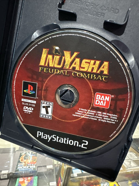 Inuyasha: Feudal Combat (Sony PlayStation 2, 2005) PS2 Tested!