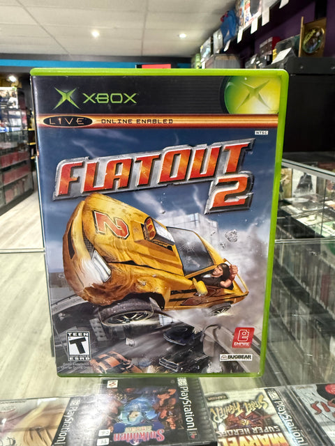 Flatout 2 - Original Xbox OG Xbox - CIB Complete Tested!