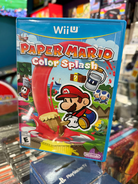 Paper Mario Color Splash - Nintendo Wii U