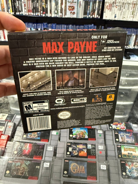 Max Payne Box and Manual Only