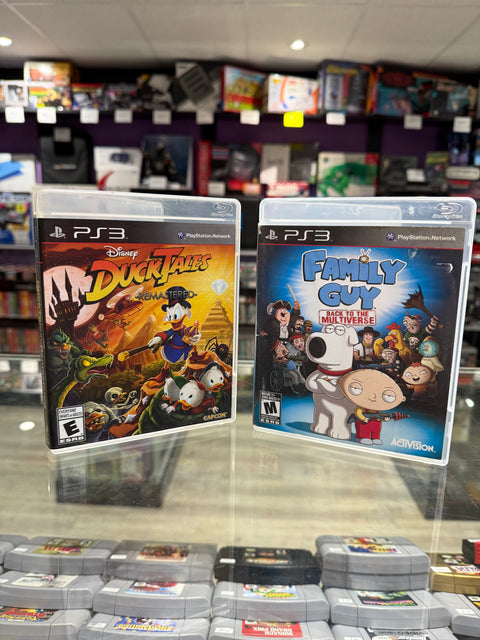 Duck Tales + Family Guy -Sony PlayStation 3 PS3