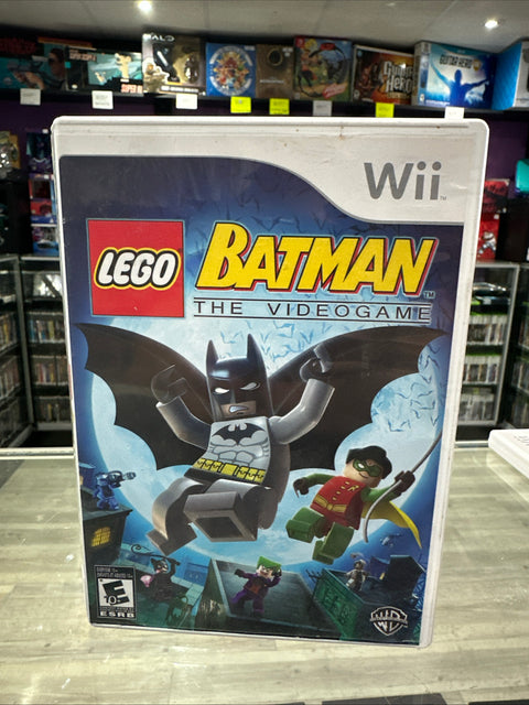 LEGO Batman: The Videogame (Nintendo Wii, 2008) CIB Complete Tested!