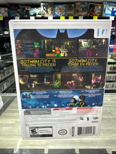 LEGO Batman: The Videogame (Nintendo Wii, 2008) CIB Complete Tested!
