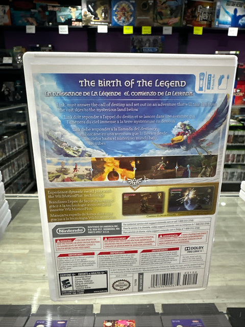 The Legend of Zelda: Skyward Sword w/ Music CD (Nintendo Wii, 2011) Complete