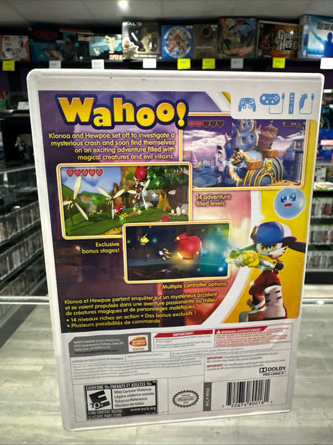Klonoa (Nintendo Wii, 2009) CIB Complete - Tested!