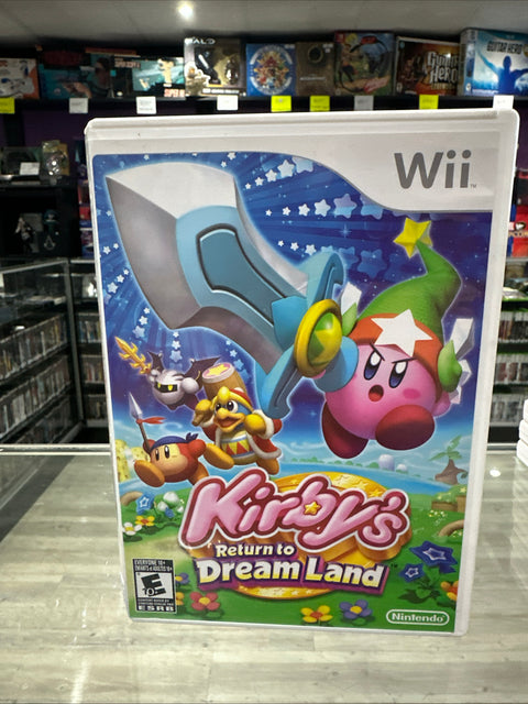 Kirby's Return to Dream Land (Nintendo Wii, 2011) Manual Damage - Tested!