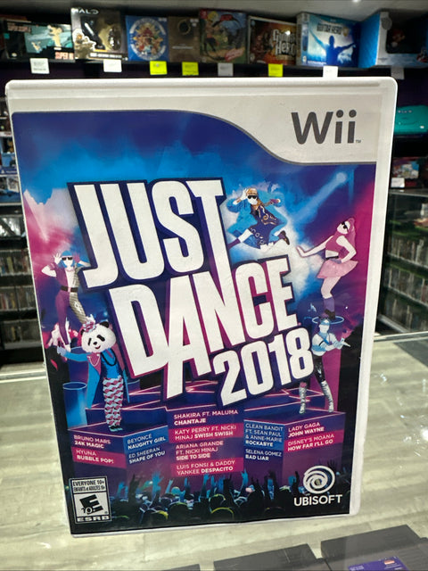 Just Dance 2018 (Nintendo Wii, 2017) CIB Complete Tested!