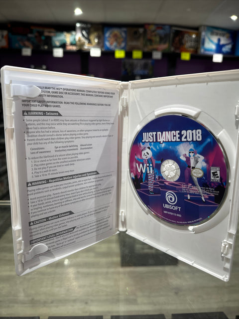 Just Dance 2018 (Nintendo Wii, 2017) CIB Complete Tested!