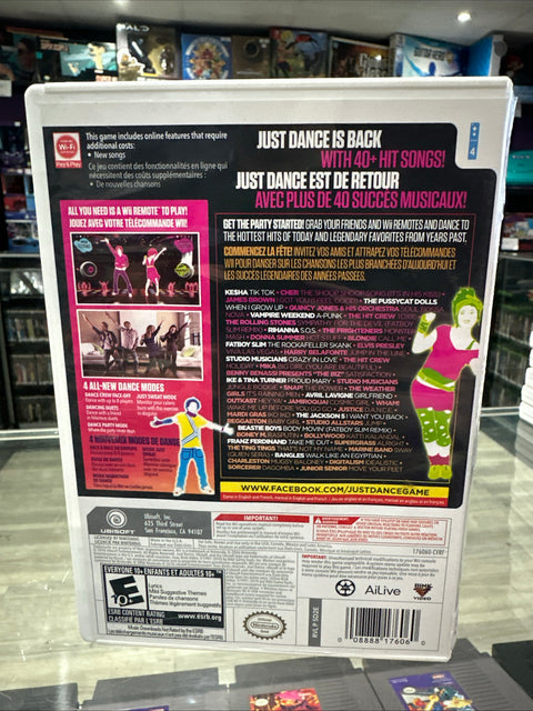 Just Dance 2 (Nintendo Wii, 2010) CIB Complete Tested!