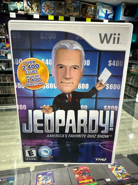 Jeopardy (Nintendo Wii, 2010) Complete CIB Tested!