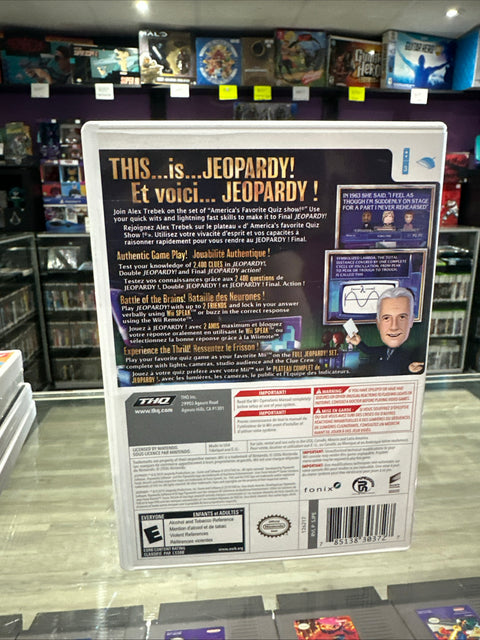 Jeopardy (Nintendo Wii, 2010) Complete CIB Tested!
