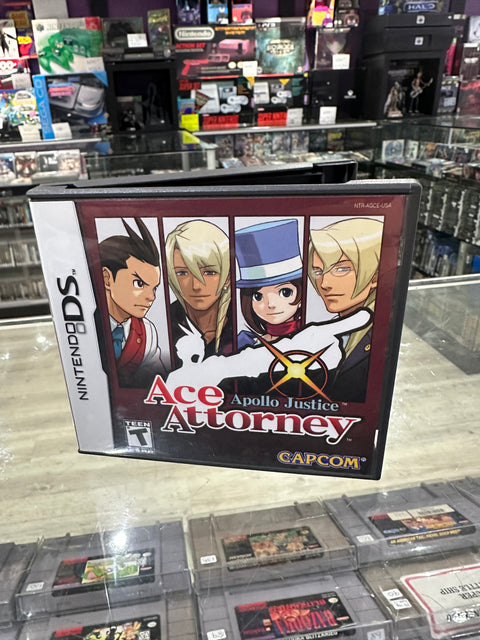 Ace Attorney Nintendo DS Lot - Justice for All, Trials + Tribulations, Apollo Justice