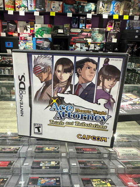 Ace Attorney Nintendo DS Lot - Justice for All, Trials + Tribulations, Apollo Justice