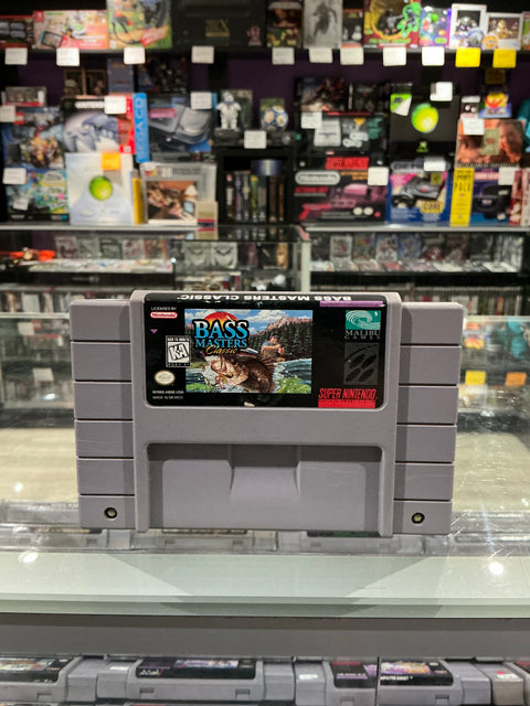 Bass Masters Classic - Super Nintendo SNES - Tested