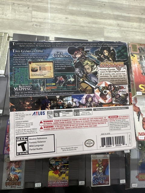 NEW! Etrian Odyssey 2 Untold: The Fafnir Knight (Nintendo 3DS) Factory Sealed!