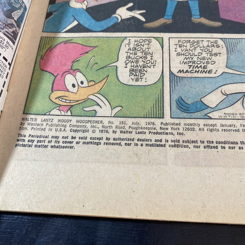 Lot Of 3 Vintage Gold Key Comics 1970s - Woody Woodpecker # 131, 149, 151