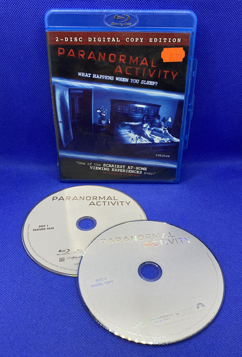 Paranormal Activity (Blu-ray Disc, 2009, 2-Disc Set, Includes Digital Copy)