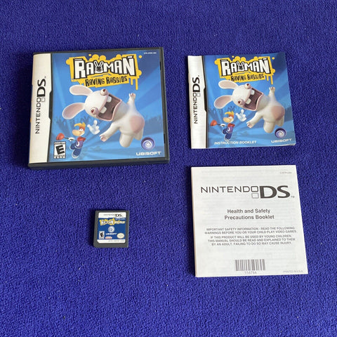 Rayman Raving Rabbids (Nintendo DS, 2007) NDS CIB Complete - Tested!