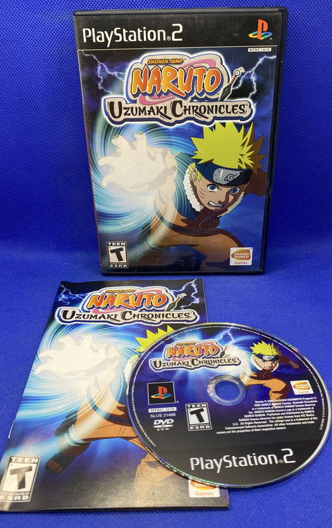 Naruto: Uzumaki Chronicles (Sony PlayStation 2, 2006) PS2 CIB Complete Tested!