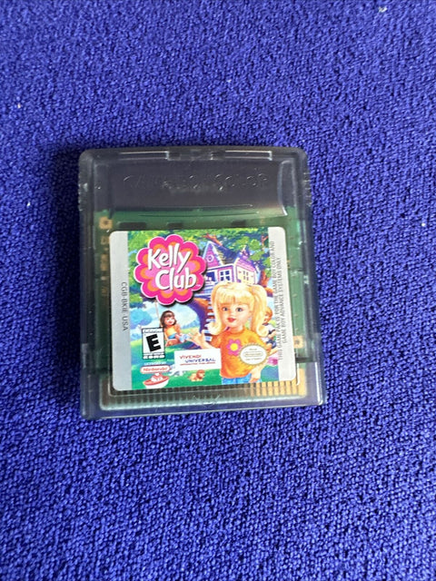 Barbie Kelly Club: Clubhouse Fun (Nintendo Game Boy Color) GBC Complete In Box