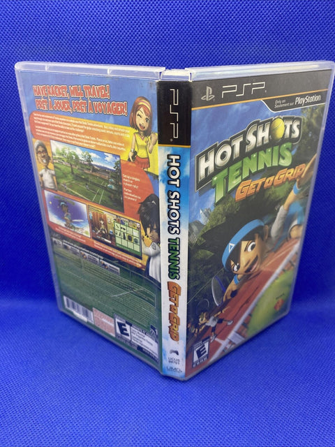 Hot Shots Tennis: Get a Grip (Sony PSP, 2010) CIB Complete, Tested!