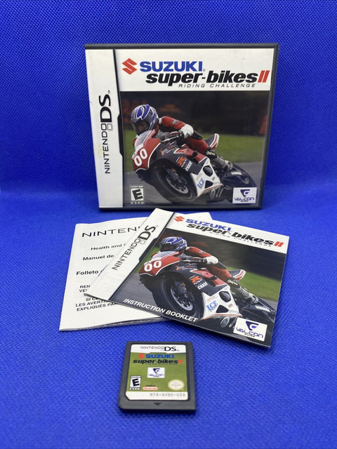 Suzuki Super-bikes II: Riding Challenge (Nintendo DS, 2008) CIB Complete Tested