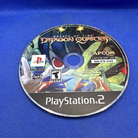 Breath of Fire: Dragon Quarter (Sony PlayStation 2, 2003) PS2 Disc Only - Tested